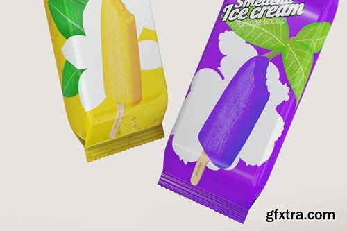 Ice Cream Packaging Mockup 9RKQRUF