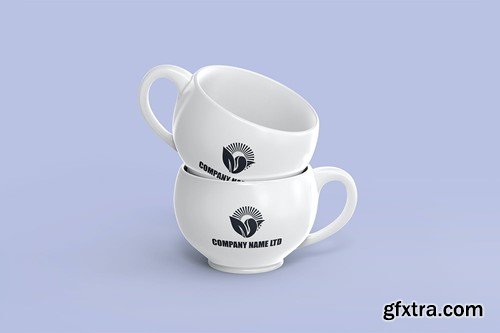 Realistic Tea Cup Mockup 9YN6NXA