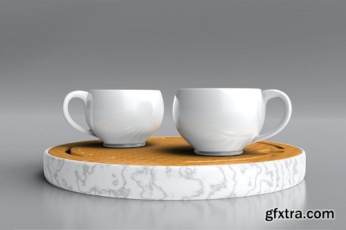 Realistic Tea Cup Mockup 9YN6NXA