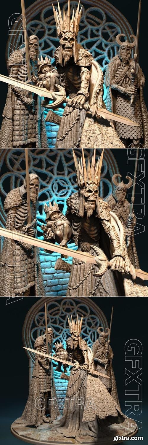 The Crown Prince Diorama &ndash; 3D Print Model