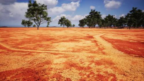 Videohive - Cracked Sand in the Summer with the Sun - 47640819 - 47640819