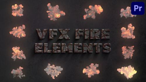 Videohive - VFX Fire Elements for Premiere Pro - 47638974 - 47638974