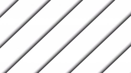 Videohive - Abstract 3d stripes wavy shiny motion white background - 47627494 - 47627494