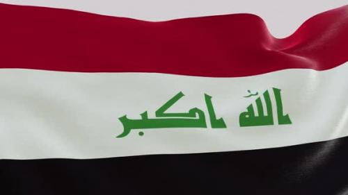 Videohive - Iraq Fabric Flag - 47635670 - 47635670