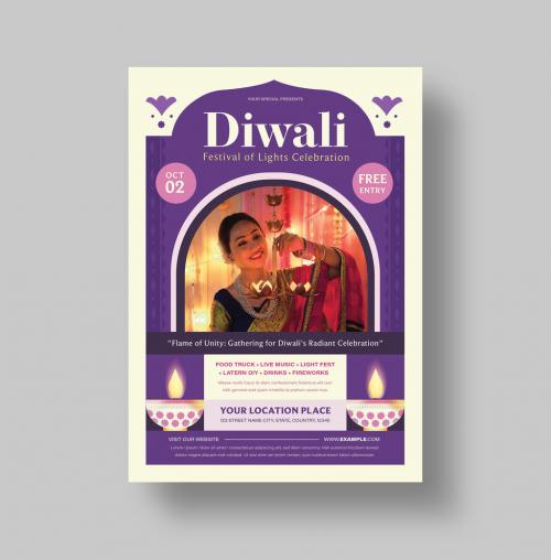 Diwali Flyer Template 637171469