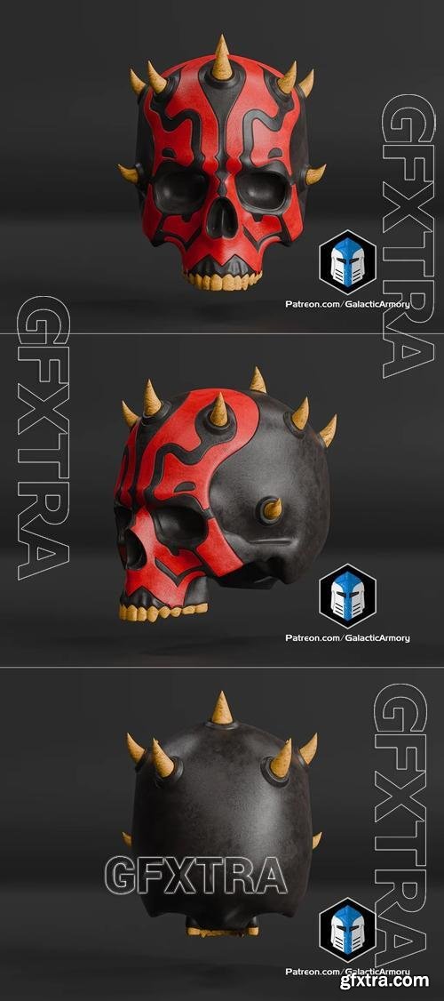 Darth Maul Skull &ndash; 3D Print Model