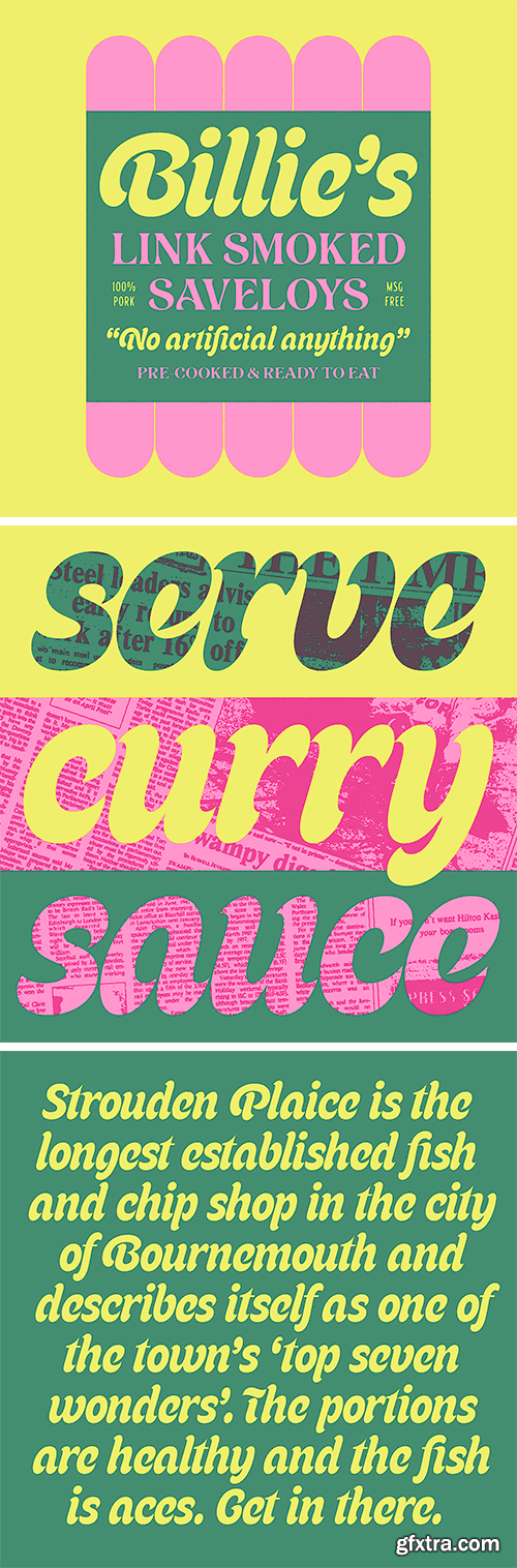 Saveloy Typeface