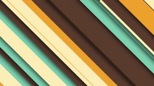 Videohive - Retro Striped Pattern Motion Background - 47635801 - 47635801