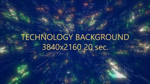 Videohive - 4k Technology Background - 47635825 - 47635825