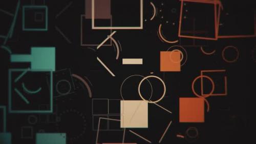 Videohive - Dynamic Motion Graphics Shapes Background - 47635848 - 47635848