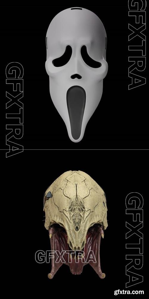 Other - Scream mask and Predator Prey Mask &ndash; 3D Print Model