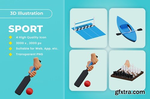 Sport 3D Illustration v.4 HD5USZ6