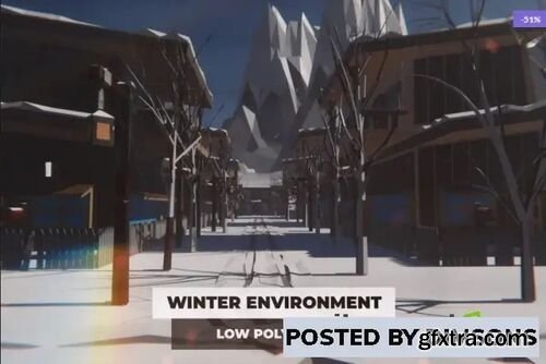 Winter Environment Low Poly Pack