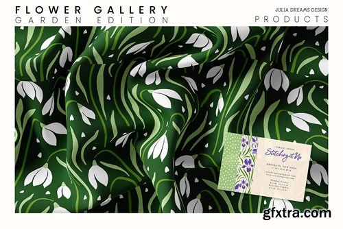 Flower Gallery Garden Edition Floral Illustrations N65C5KX