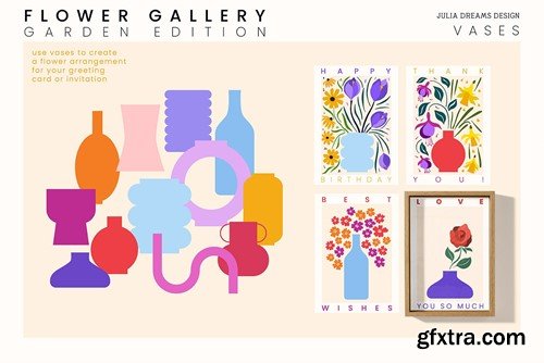 Flower Gallery Garden Edition Floral Illustrations N65C5KX