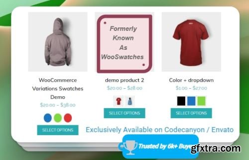 CodeCanyon - WooCommerce Color or Image Variation Swatches v3.8.3 - 7444039 - Nulled