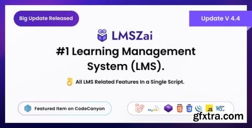 CodeCanyon - LMSZAI - LMS | Learning Management System (Saas) v4.4 - 38383087 - Nulled