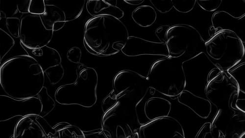 Videohive - Liquid Bubbles Outlines - 47615729 - 47615729