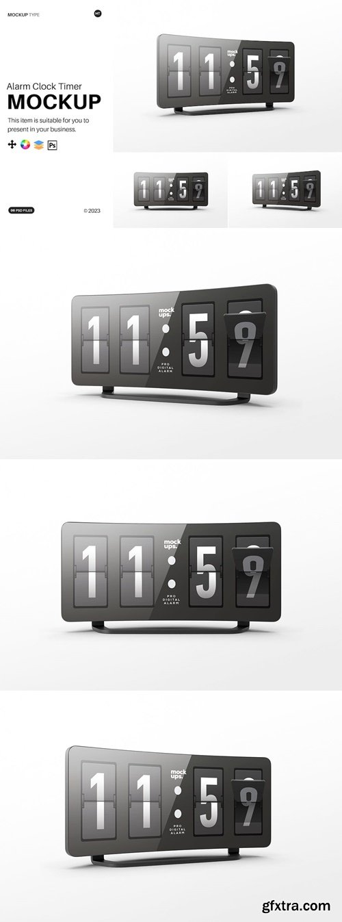 Digital Alarm Mockup MASU273