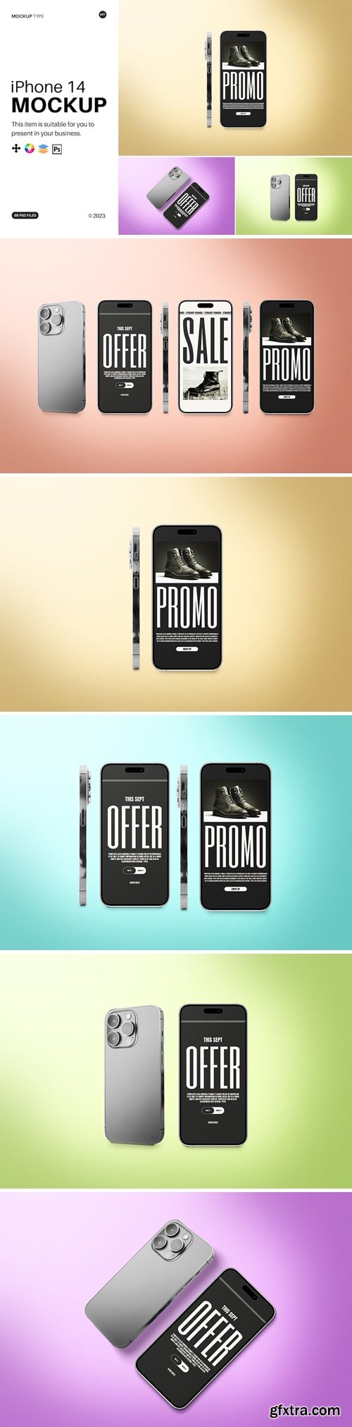 iPhone 14 Pro Max Mockups V2YXXXZ