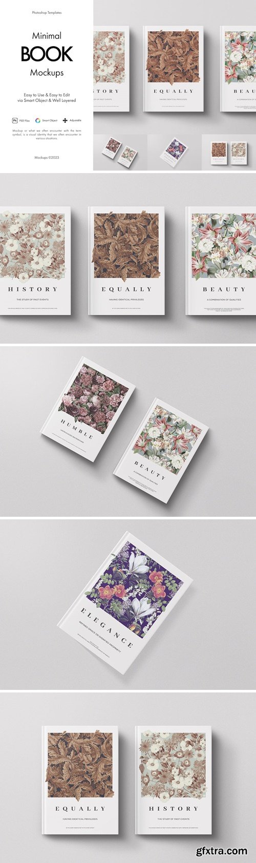 Minimal Book Mockups YDFB8DS