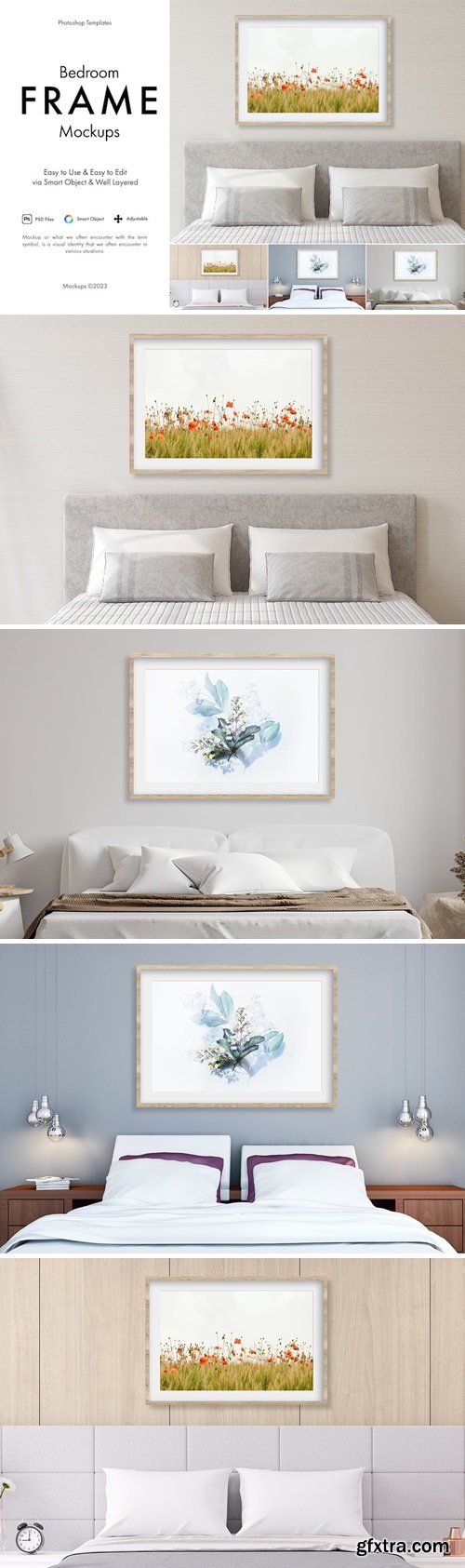 Bedroom Frame Mockups W867LR5