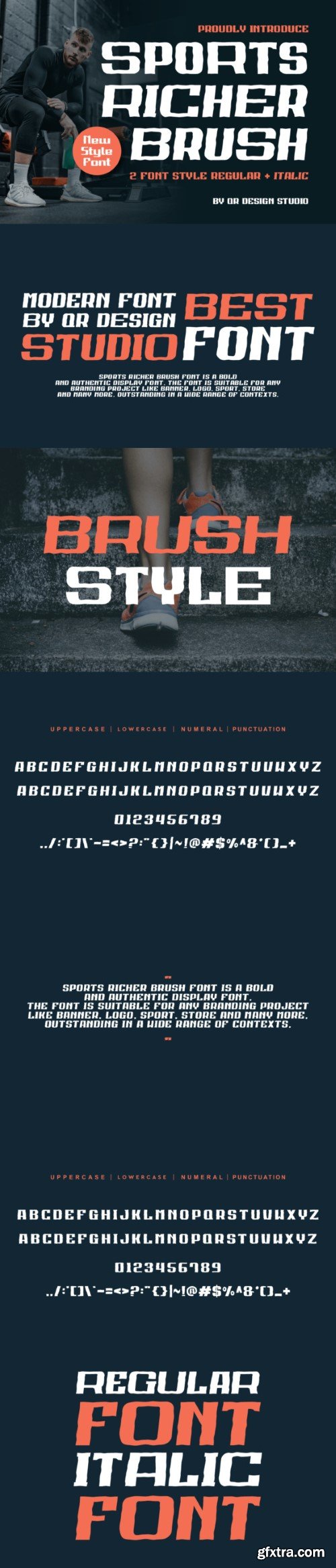 Sports Richer Brush Font