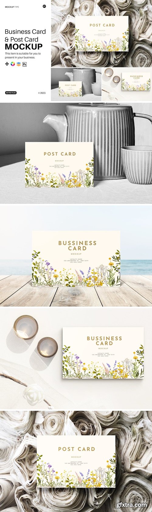 Branding Business Card Mockup T4BYFU8