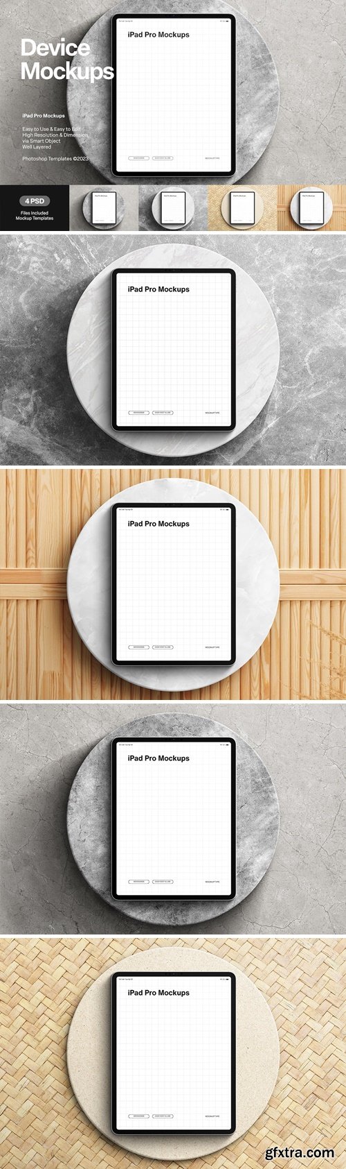 iPad Pro Mockups T9BV8HT