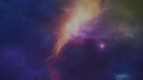 Videohive - Colorful Glowing Galaxy Stars Animation - 47621027 - 47621027