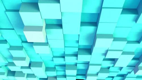 Videohive - Modern Cube Background Aqua - 47621388 - 47621388