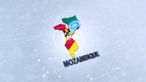 Videohive - Mozambique Map With Marker - 47621396 - 47621396