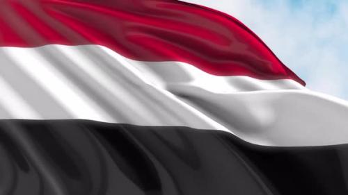 Videohive - Yemen Flag Waving - 47621404 - 47621404