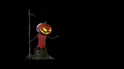 Videohive - Halloween Pumpkin Man 01 - 47622149 - 47622149