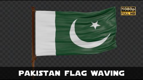 Videohive - Pakistan Flag Waving - 47633153 - 47633153