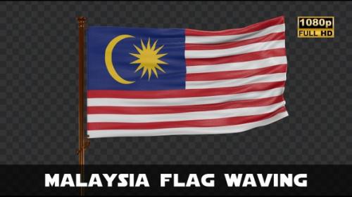 Videohive - Malaysia Flag Waving - 47633154 - 47633154