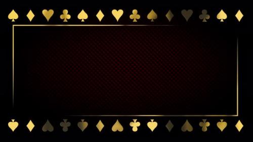 Videohive - Luxury Gold Title Border Background Black Abstract Text Banner Blank Vip Backdrop with Golden Frame - 47633488 - 47633488