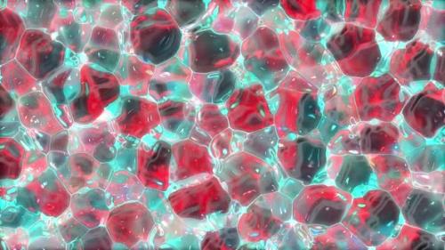 Videohive - Animation of glass colorful bubbles - 47634514 - 47634514