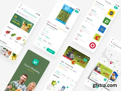 Super Grocery Delivery App Ui8.net