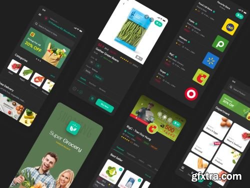 Super Grocery Delivery App Ui8.net