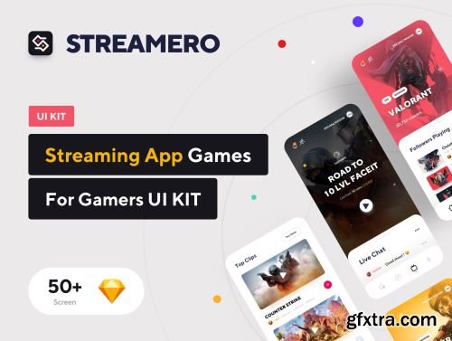 Streamero | Streaming App UI KIT Ui8.net