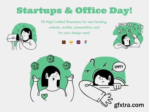 Startups Office Day Ui8.net