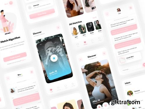 Sprout Dating App UI Kit Ui8.net