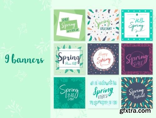 Spring Banner Creator Ui8.net