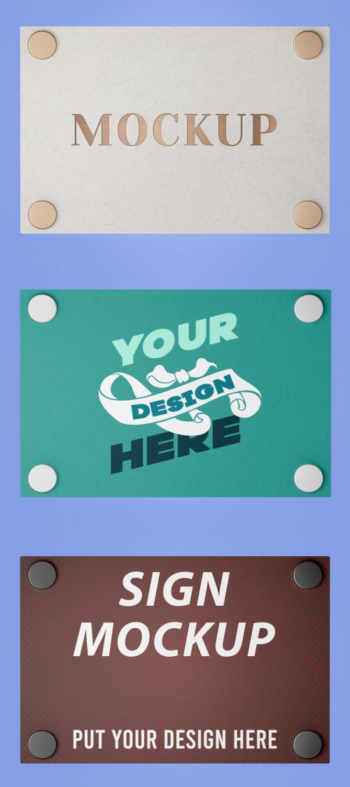 Sign on Wall Mockup 636720078