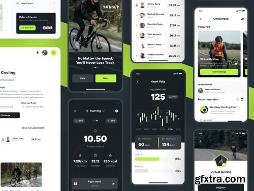 Sportly - Fittech Web App UI Kit Ui8.net