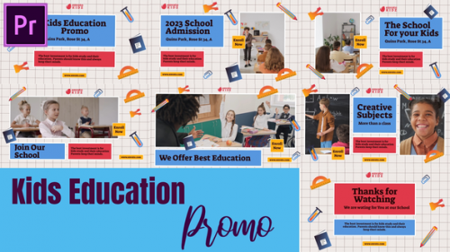 Videohive - Minimal Kids Education Promo | MOGRT - 47658905 - 47658905