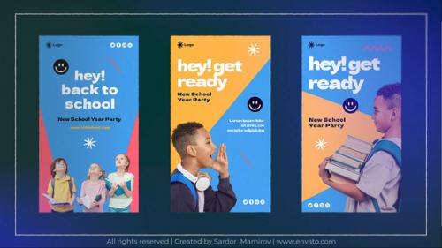 Videohive - Back to School Instagram Stories MOGRT - 47659424 - 47659424