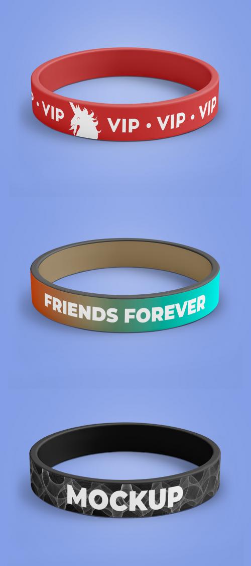 Silicone Wristbands Mockup 636719953