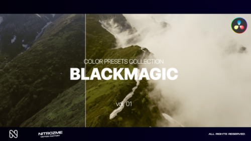 Videohive - Blackmagic LUT Collection Vol. 01 for DaVinci Resolve - 47700605 - 47700605